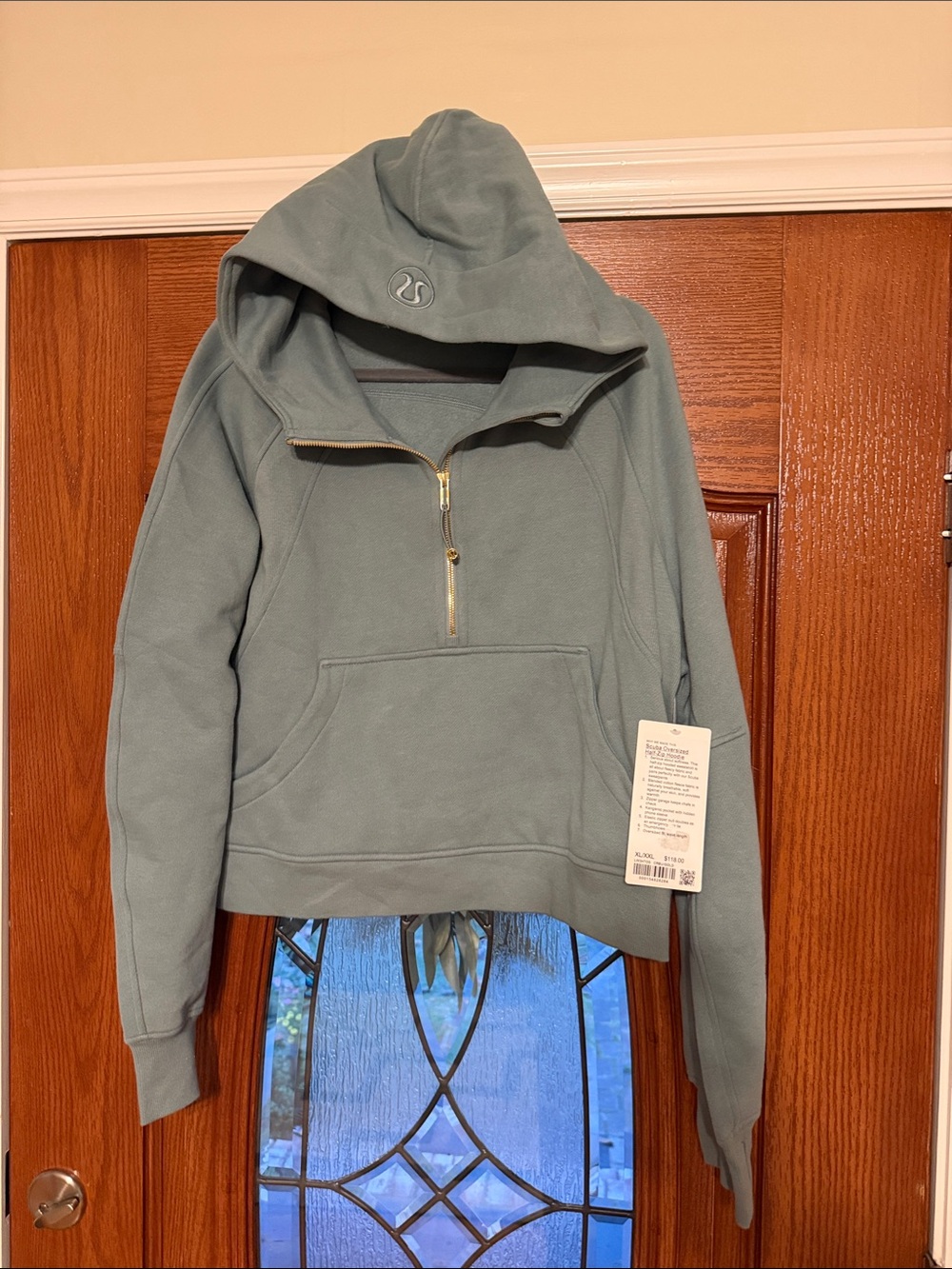 lululemon Scuba Oversized Crbu / Gold half-zip hoodie size XL / XXL